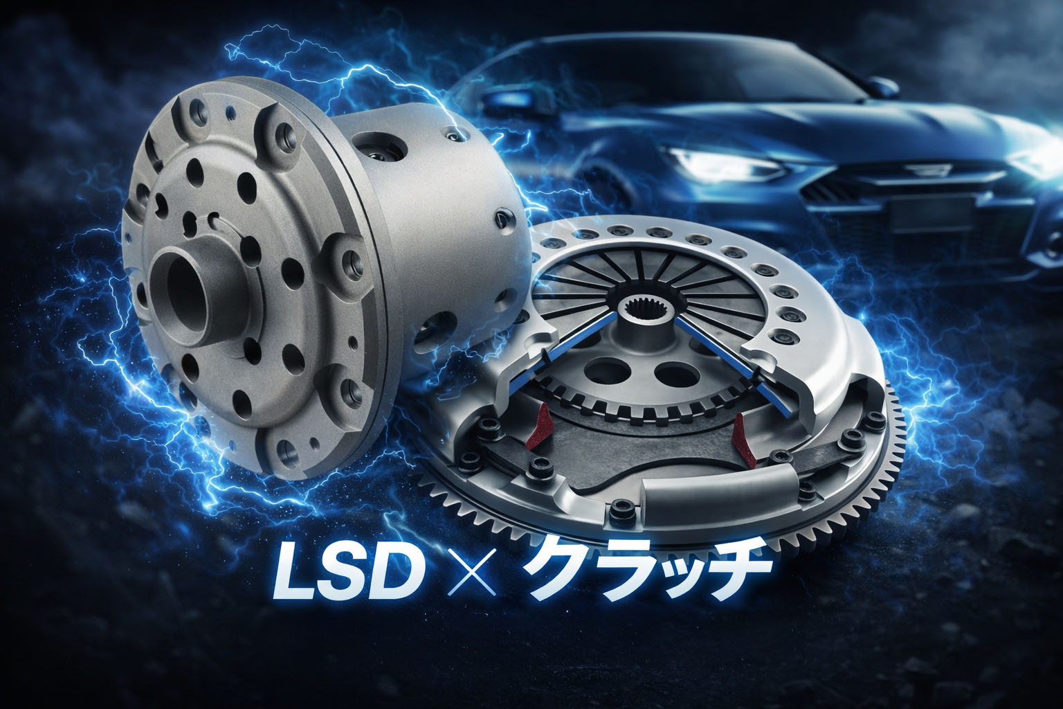 ATS Carbon LSDとCarbon Clutchのイメージ
